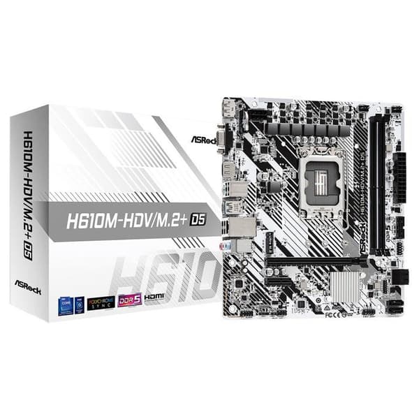 ASROCK Moderkort H610M-HDV/M.