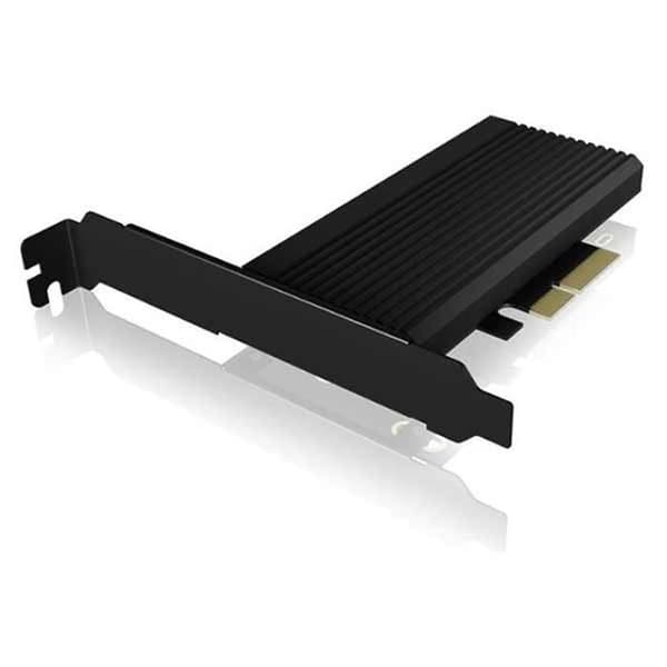 ICY BOX IB-PCI208-HS PCI-Express PCIe x4-kort Svart