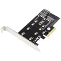 Miniatyrbild 1 av 3: Digitus DS-33170 2+1-portars PCI Express x8-adapterkort för M.2 PCIe SSD
