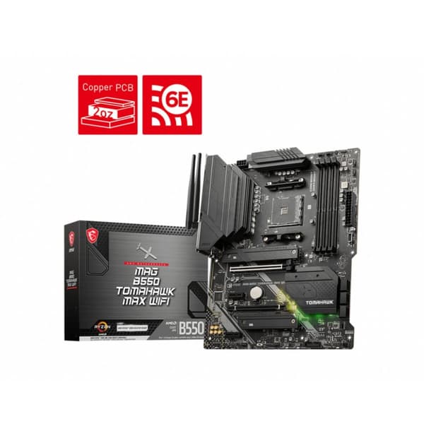 Moderkort MSI MAG B550 TOMAHAWK MAX WI-FI AMD B550 ATX