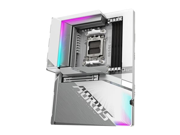 AORUS B650E STEALTH ICE - Hovedkort - ATX - Socket AM5 - AMD B650 Chipset - USB-C 3.2 Gen2, USB 3.2 Gen 2, USB 3.2 Gen 1, USB-C 3.2 Gen 2x2 - 2.5 Gig