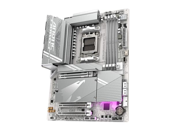 AORUS X870 ELITE WIFI7 ICE - Hovedkort - ATX - Socket AM5 - AMD X870 Chipset - USB-C 3.2 Gen 2x2, USB4, USB 3.2 Gen 1, USB 3.2 Gen 2 - 2.5 Gigabit LA