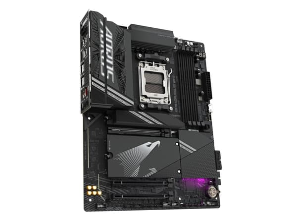 AORUS X870 ELITE WIFI7 - Hovedkort - ATX - Socket AM5 - AMD X870 Chipset - USB-C 3.2 Gen 2x2, USB4, USB 3.2 Gen 1, USB 3.2 Gen 2 - 2.5 Gigabit LAN, B