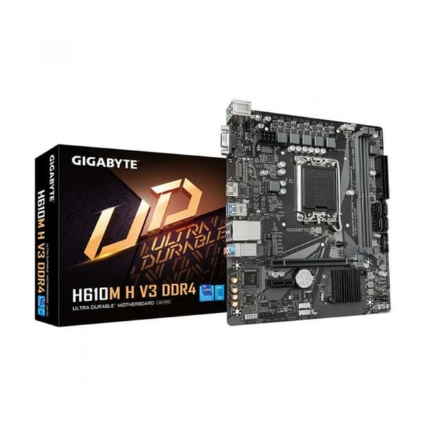 Moderkort Gigabyte H610M H V3 DDR4 LGA 1700 INTEL H610 EXPRESS