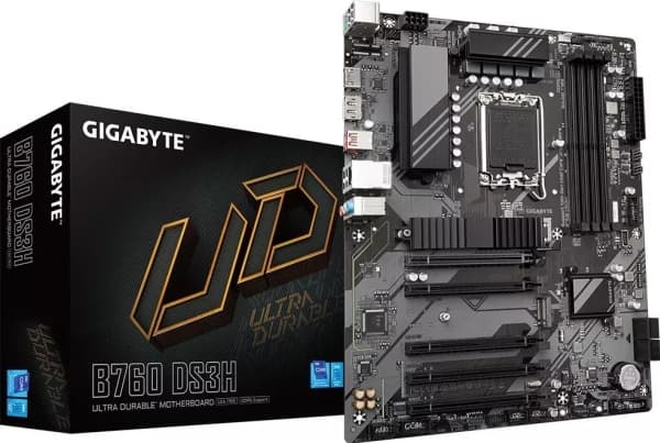 Gigabyte B760 DS3H, Intel, LGA 1700, Intel® Celeron®, Intel® Core™ i3, Intel® Core™ i5, Intel® Core™ i7, Intel® Core™ i9,..., LGA 1700, 192 GB, DDR5-