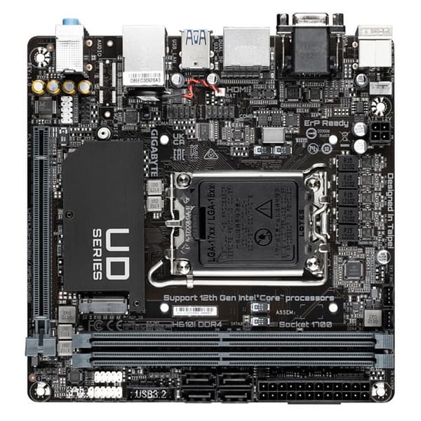 Gigabyte H610I DDR4 Ultra hållbar