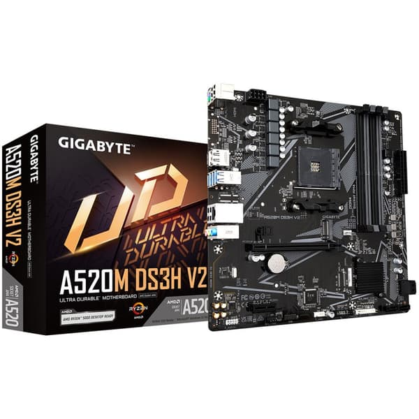 Moderkort Gigabyte A520M DS3H V2 AMD AM4