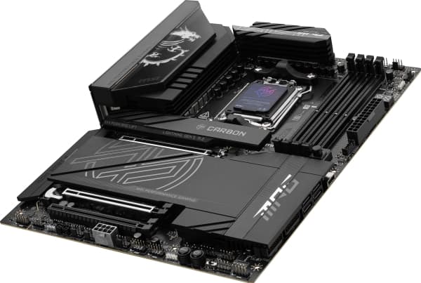 MSI MPG X870E CARBON WIFI - Moderkort - ATX - Socket AM5 - AMD X870E Chipuppsättning - USB 3.2 Gen 2, USB4, USB-C 3.2 Gen 2x2 - 2.5 Gigabit LAN, 5 Gi