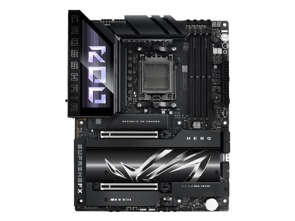 ASUS ROG CROSSHAIR X870E HERO - Moderkort - ATX - Socket AM5 - AMD X870E Chipuppsättning - USB4, USB-C 3.2 Gen2, USB 3.2 Gen 2 - Wi-Fi 7, 2.5 Gigabit