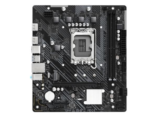 ASRock H610M-H2/M.2 - Hovedkort - micro ATX - LGA1700-sokkel - H610 Chipset - USB 3.2 Gen 1 - Gigabit LAN - innbygd grafikk (CPU kreves) - HD-lyd (8-