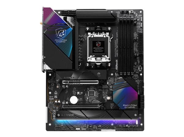 ASRock Phantom Gaming X870 RIPTIDE WiFi - Hovedkort - ATX - Socket AM5 - AMD X870 Chipset - USB4, USB 3.2 Gen 1, USB 3.2 Gen 2, USB-C 3.2 Gen 2x2 - 2