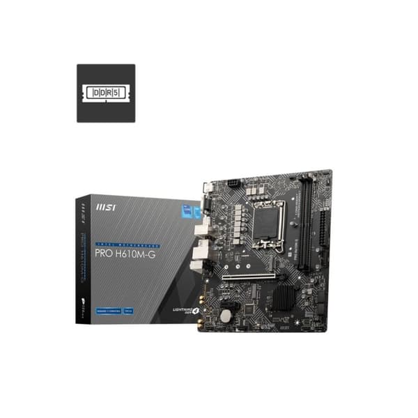 Moderkort MSI PRO H610M-G 1700 INTEL H610 LGA 1700