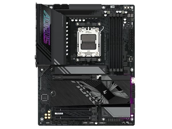 GIGABYTE X870E A ELITE WIFI7, AMD, Sokkel AM5, AMD Ryzen™ 7, Sokkel AM5, 256 Gt, DDR5-SDRAM -muisti