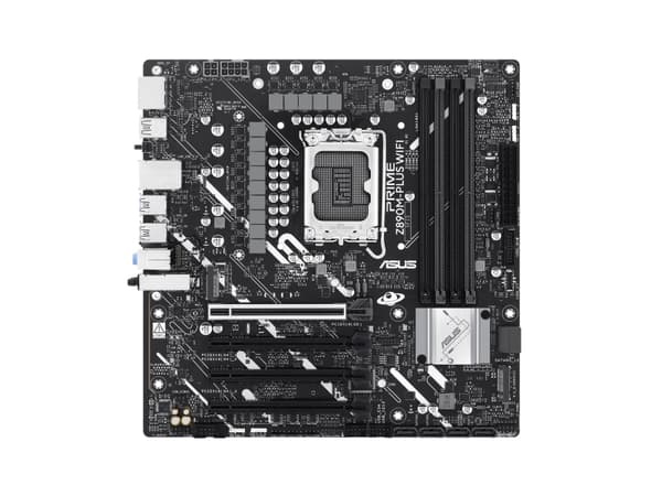 ASUS PRIME Z890M-PLUS WIFI - Hovedkort - micro ATX - LGA1851-sokkel - Z890 Chipset - USB-C 3.2 Gen 2x2, USB 3.2 Gen 2, USB 3.2 Gen 1, USB-C 3.2 Gen 1