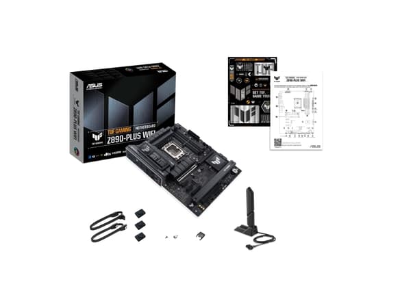 ASUS TUF GAMING Z890-PLUS WIFI - Hovedkort - ATX - LGA1851-sokkel - Z890 Chipset - USB4, USB-C 3.2 Gen 2x2, USB 3.2 Gen 2, USB 3.2 Gen 1 - Wi-Fi 7, B