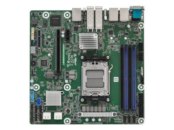 ASRock hovedkort B650D4U3-2L2Q/BCM mikro-ATX-sokkel AM5 enkelt - hovedkort - AMD-sokkel AM5 (Ryzen Zen4)