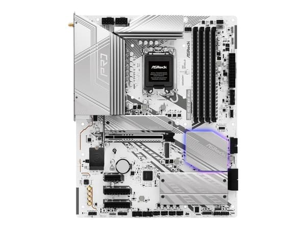 ASRock Z890 Pro RS WiFi White - Hovedkort - ATX - LGA1851-sokkel - Z890 Chipset - USB4, USB-C 3.2 Gen 2x2, USB 3.2 Gen 2, USB 3.2 Gen 1 - 2.5 Gigabit