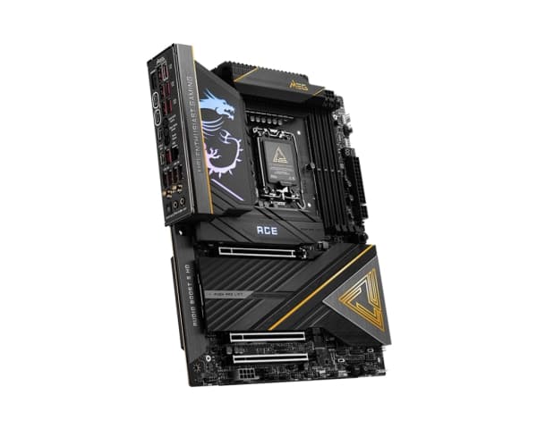 MSI MEG Z890 ACE - Hovedkort - ATX - LGA1851-sokkel - Z890 Chipset - USB-C 3.2 Gen 2x2, USB 3.2 Gen 1, USB 3.2 Gen 2, USB4, USB-C 3.2 Gen2 - 10 Gigab