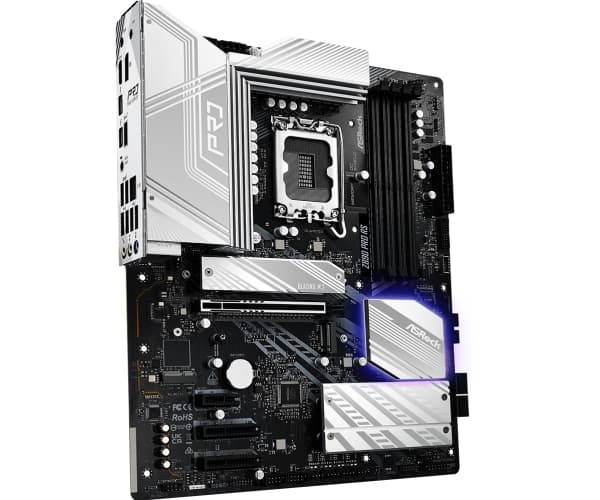 ASRock Z890 Pro RS - Hovedkort - ATX - LGA1851-sokkel - Z890 Chipset - USB4, USB 3.2 Gen 2, USB 3.2 Gen 1 - 2.5 Gigabit LAN - innbygd grafikk (CPU kr