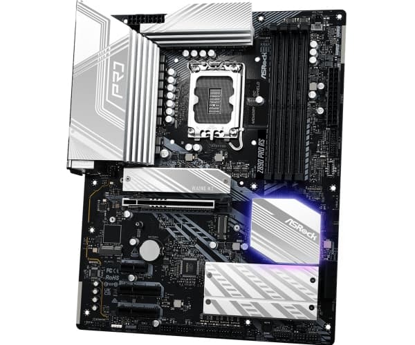 ASRock Z890 Pro RS - Hovedkort - ATX - LGA1851-sokkel - Z890 Chipset - USB4, USB 3.2 Gen 2, USB 3.2 Gen 1 - 2.5 Gigabit LAN - innbygd grafikk (CPU kr