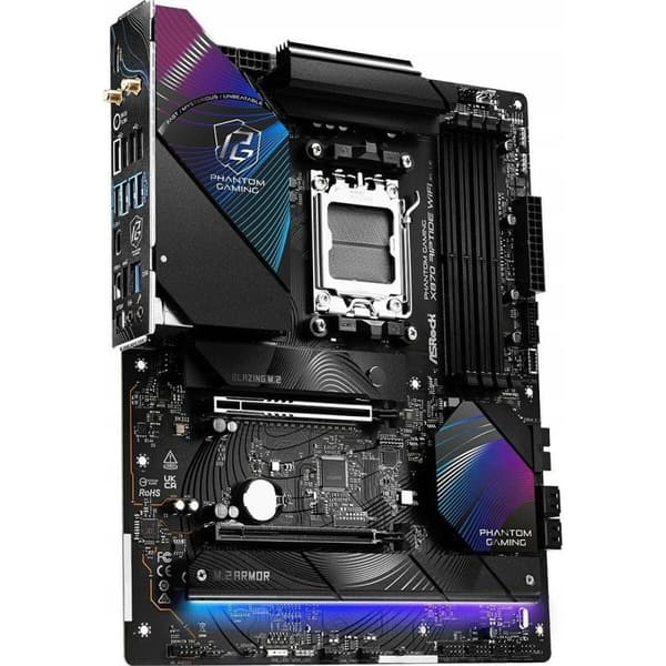 Emolevy ASRock X870 Riptide WiFi Intel Wi-Fi 6 AMD AM5 AMD X870