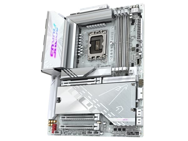 AORUS Z890 PRO ICE - Hovedkort - ATX - LGA1851-sokkel - Z890 Chipset - USB4, USB 3.2 Gen 2, USB 3.2 Gen 1, USB-C 3.2 Gen 2x2 - 5 Gigabit Ethernet, Bl
