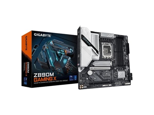 Gigabyte Z890M GAMING X - Hovedkort - micro ATX - LGA1851-sokkel - Z890 Chipset - USB 3.2 Gen 1, USB-C 3.2 Gen 1 - 2.5 Gigabit LAN - innbygd grafikk