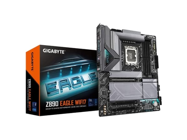 Gigabyte Z890 EAGLE WIFI7 - Hovedkort - ATX - LGA1851-sokkel - Z890 Chipset - USB4, USB 3.2 Gen 2, USB 3.2 Gen 1, USB-C 3.2 Gen2 - Bluetooth, Wi-Fi 7