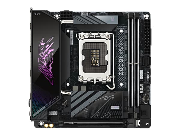 AORUS Z890I ULTRA - Hovedkort - micro ATX - LGA1851-sokkel - Z890 Chipset - USB4, USB-C 3.2 Gen2, USB 3.2 Gen 2, USB 3.2 Gen 1 - 2.5 Gigabit LAN, Wi-