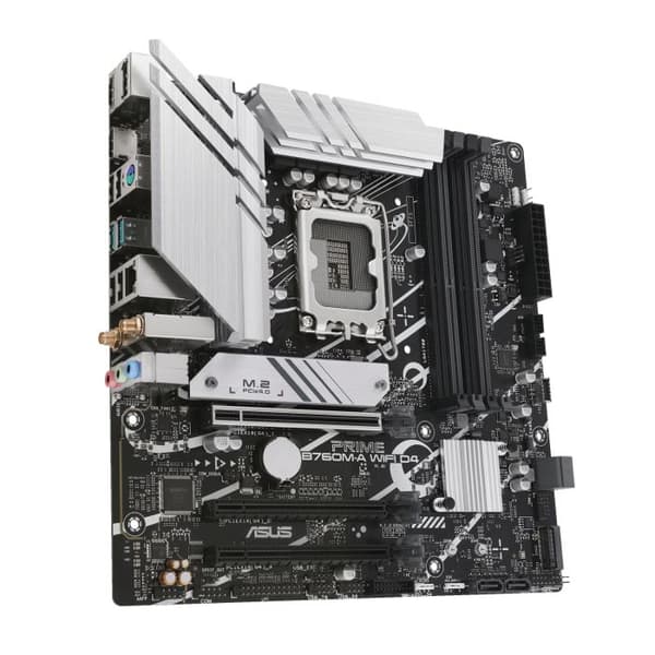 Moderkort - Asus - PRIME B760M-A WIFI D4 - Micro ATX - LGA 1700 - 128 GB RAM DDR4