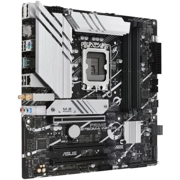 Moderkort - Asus - PRIME B760M-A WIFI D4 - Micro ATX - LGA 1700 - 128 GB RAM DDR4