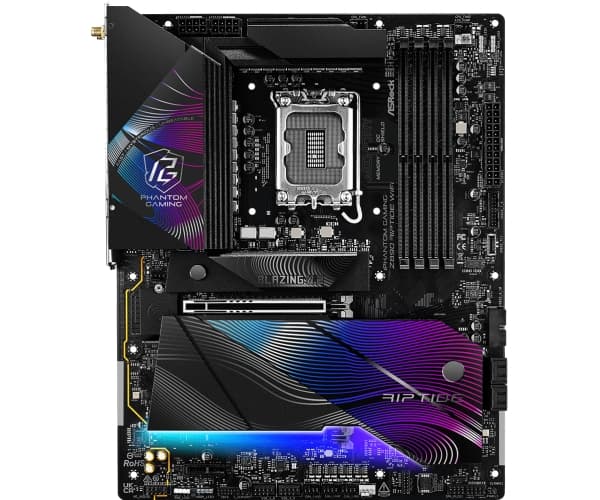 ASRock Phantom Gaming Z890 RIPTIDE WIFi - Hovedkort - ATX - LGA1851-sokkel - Z890 Chipset - USB4, USB 3.2 Gen 2, USB 3.2 Gen 1 - Wi-Fi 7, 2.5 Gigabit