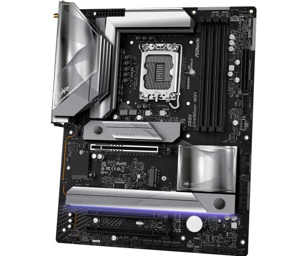 ASRock Z890 LiveMixer WiFi - Hovedkort - ATX - LGA1851-sokkel - Z890 Chipset - USB4, USB 3.2 Gen 2, USB 3.2 Gen 1 - 2.5 Gigabit LAN, Wi-Fi 7, Bluetoo