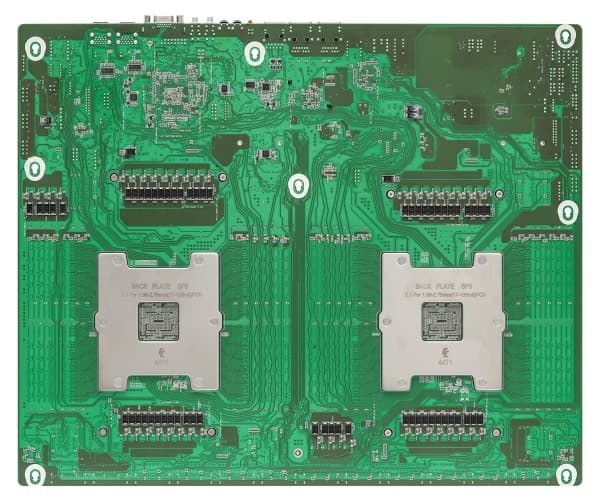 ASRock Industrial GENOA2D24G-2L+ - Hovedkort - LGA6096 Socket - 2 Støttede CPU-er - USB 3.2 Gen 1 - 2 x Gigabit LAN - innbygd grafikk (CPU kreves)