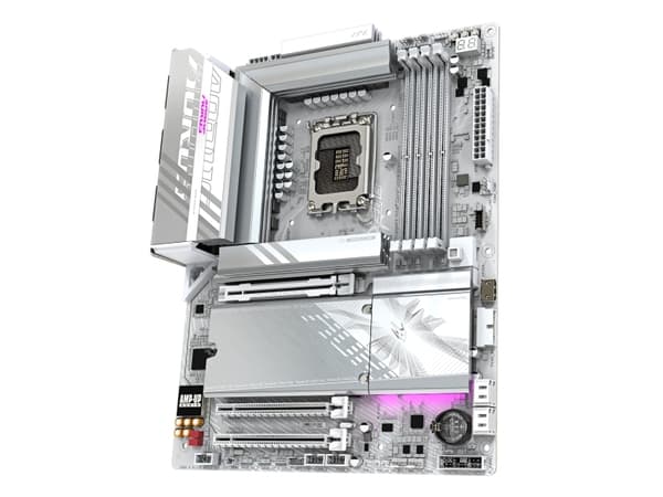 AORUS X870 ELITE WIFI7 ICE - Hovedkort - ATX - Socket AM5 - AMD X870 Chipset - USB4, USB-C 3.2 Gen 2x2, USB 3.2 Gen 1, USB 3.2 Gen 2 - 2.5 Gigabit LA