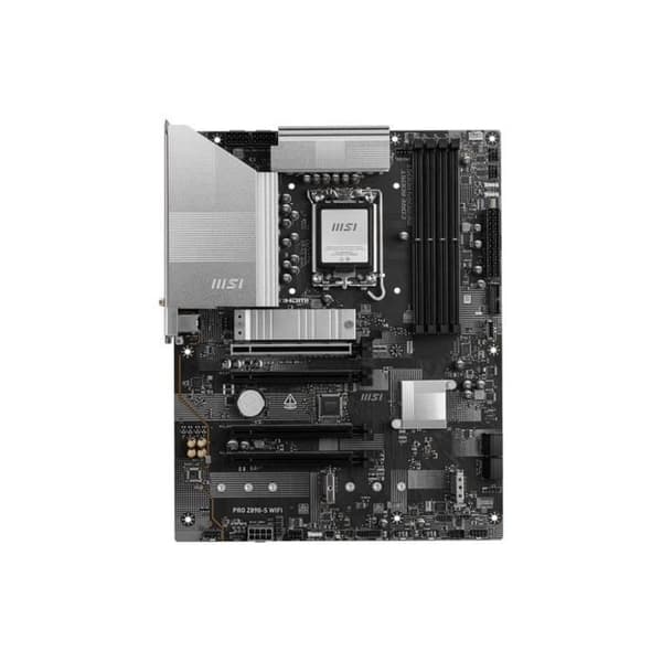 Moderkort - MSI - PRO Z890-S WIFI - Wi-Fi 7, 5G LAN, Thunderbolt 4, PCIe 5.0, silver