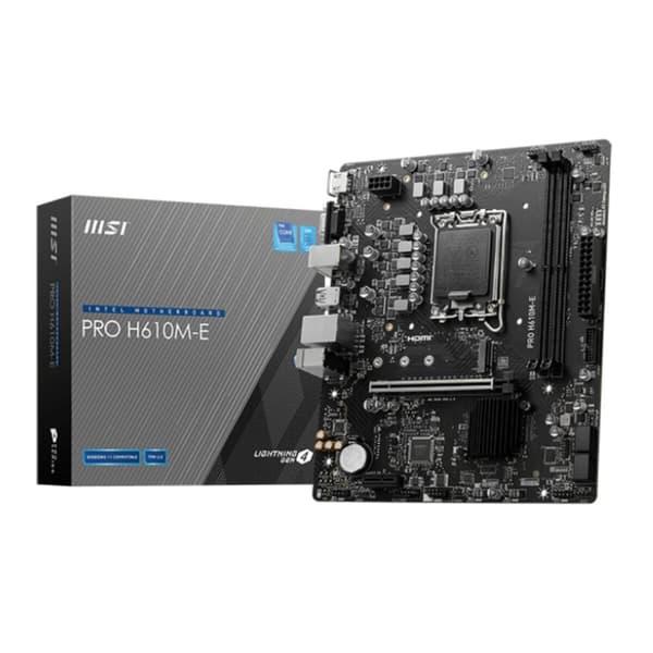 Moderkort MSI PRO H610M-E INTEL H610 LGA 1700