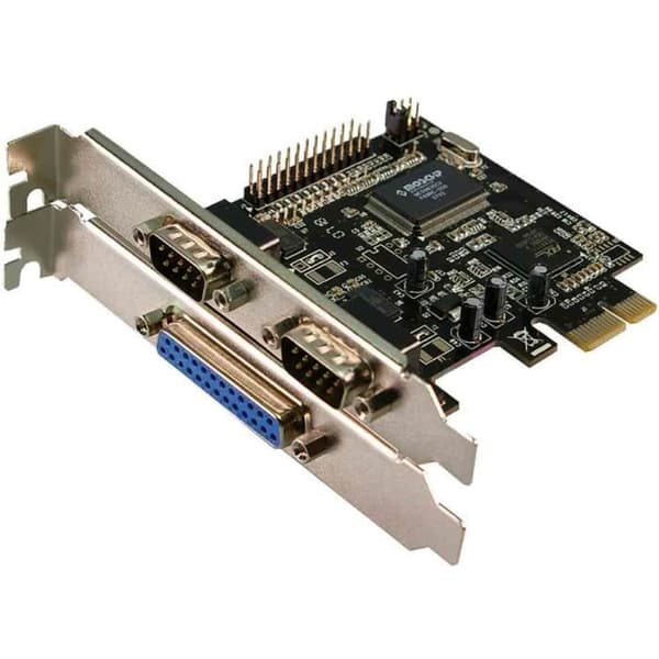 PCI-Express-kort serie/parallell - LogiLink - 2 portar - 2 x Sub-D 9 hane - 1 x Sub-D 25 hona - PCI-Express
