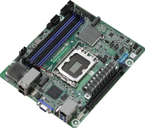 Asrock W680D4ID-2T/G5/X550, Intel, LGA 1700, Intel® Core™ i3, Intel® Core™ i5, Intel® Core™ i7, Intel® Core™ i9, LGA 1700, DDR5-SDRAM, 48 GB