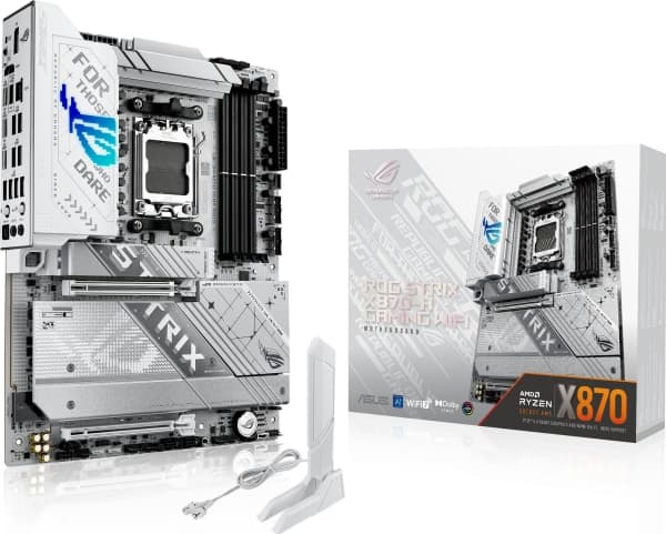 ASUS ROG STRIX X870-A GAMING WIFI - Hovedkort - ATX - Socket AM5 - AMD X870 Chipset - USB4, USB-C 3.2 Gen 2x2, USB-C 3.2 Gen2, USB 3.2 Gen 2, USB 3.2