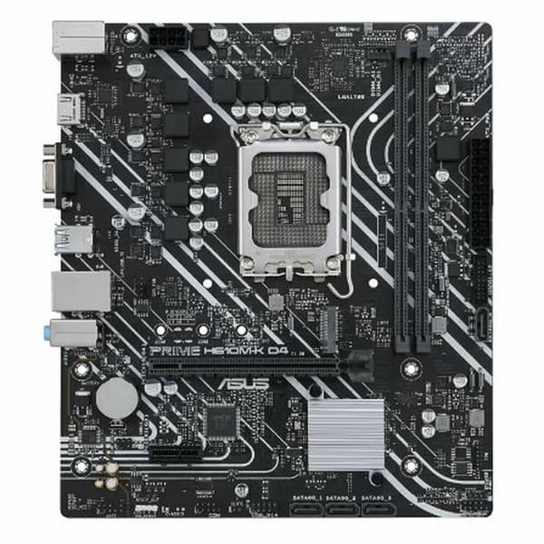 Emolevy Asus PRIME H610M-K D4 LGA 1700 LGA 1700 INTEL H610 1GB