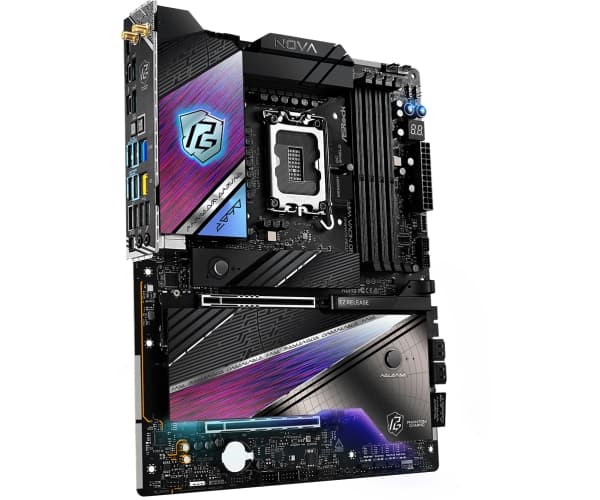 ASRock Phantom Gaming Z890 NOVA WIFI - Hovedkort - ATX - LGA1851-sokkel - Z890 Chipset - USB4, USB-C 3.2 Gen 2x2, USB 3.2 Gen 2, USB 3.2 Gen 1 - 5 Gi