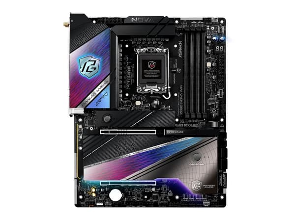 ASRock Phantom Gaming Z890 NOVA WIFI - Hovedkort - ATX - LGA1851-sokkel - Z890 Chipset - USB4, USB-C 3.2 Gen 2x2, USB 3.2 Gen 2, USB 3.2 Gen 1 - 5 Gi