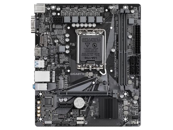 Gigabyte H610M H V3 DDR4 - 1.0 - emolevy - micro-ATX - LGA1700-asennuspaikka - H610-piirisarja - USB 3.2 Gen 1 - Gigabit LAN - sisäinen grafiikka (va