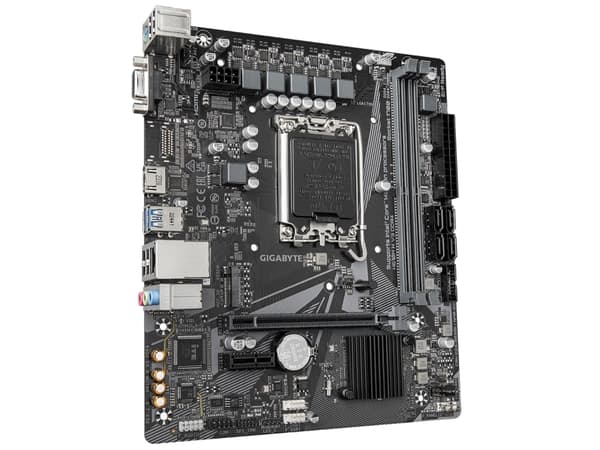 Gigabyte H610M H V3 DDR4 - 1.0 - emolevy - micro-ATX - LGA1700-asennuspaikka - H610-piirisarja - USB 3.2 Gen 1 - Gigabit LAN - sisäinen grafiikka (va
