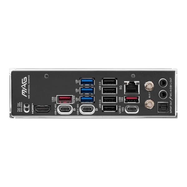 Moderkort - MSI - MAG X870 TOMAHAWK WIFI - Wi-Fi 7, 5G LAN, USB 40 Gb/s, PCIe 5.0, AMD Ryzen 9000