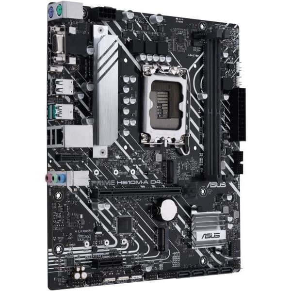 Moderkort - ASUS - PRIME H610M-A D4-CSM - LGA 1700 - DDR4 - micro ATX