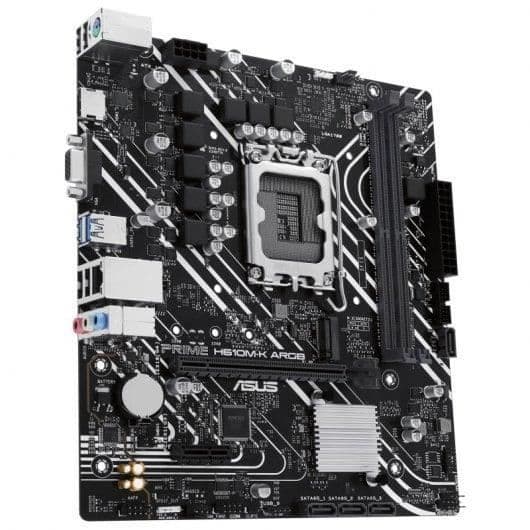 Moderkort - ASUS - PRIME H610M-K ARGB - Sockel LGA1200 - Micro ATX - DDR4 SDRAM