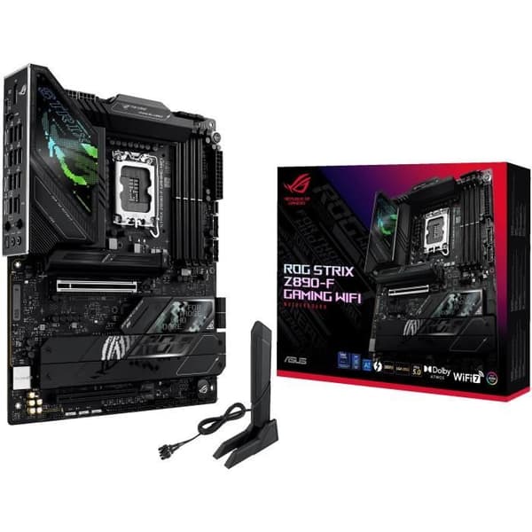 Moderkort - ASUS - STRIX Z890-F GAMING WIFI - Socket 1851 - DDR5 - M.2 PCIe 5.0