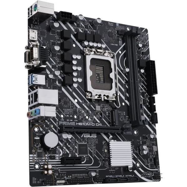 Moderkort - ASUS - Prime H610M-D D4 - LGA 1700 - DDR4 - HDMI, USB 3.2 Gen 1